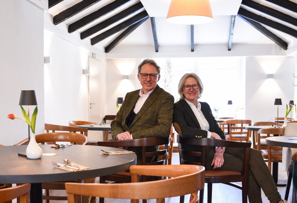 Gabriele Daube-Schäferkordt und Jörg Daube im Restaurant Wundertüte in Essen